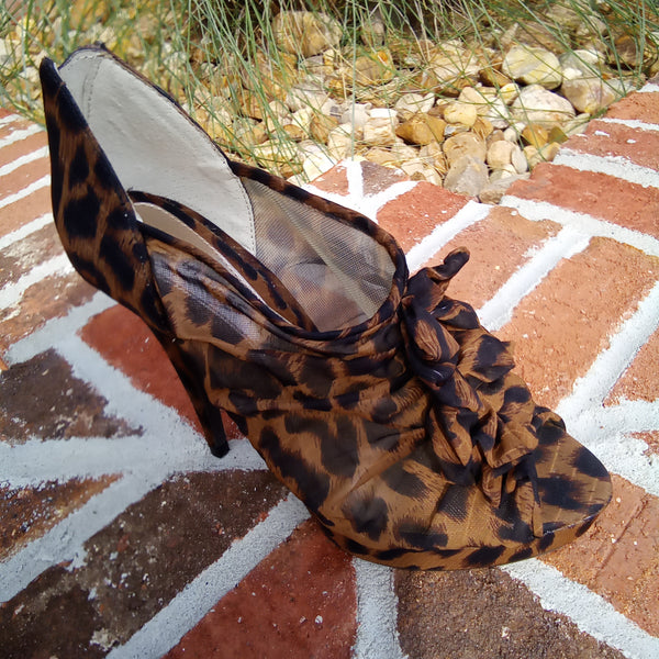 Leopard Platform Zip Back 5" Heels | Chinese Laundry Haylie