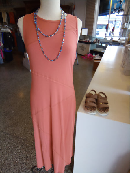 Terracotta Maxi Column Dress | Very J New In