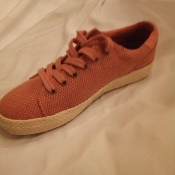 Rust Woven Lace up Sneaker | Madeline Storyline