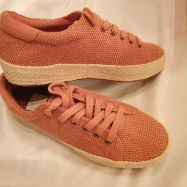 Rust Woven Lace up Sneaker | Madeline Storyline