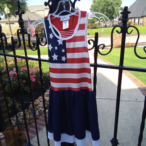 Stars and Stripes Tank Dress | Bonnie Jean