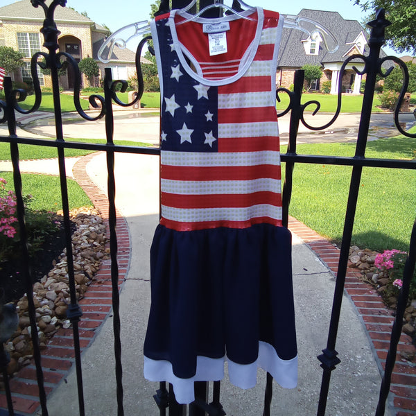 Stars and Stripes Tank Dress | Bonnie Jean