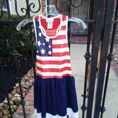 Stars and Stripes Tank Dress | Bonnie Jean