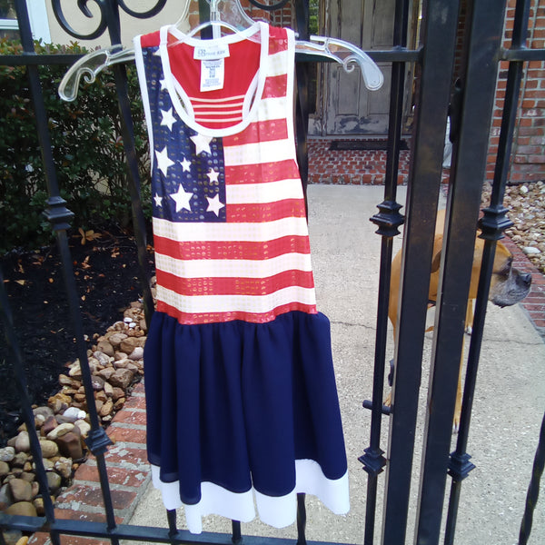 Stars and Stripes Tank Dress | Bonnie Jean