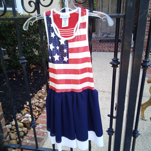 Stars and Stripes Tank Dress | Bonnie Jean