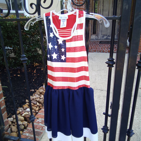 Stars and Stripes Tank Dress | Bonnie Jean