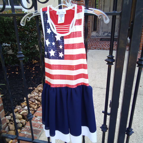 Stars and Stripes Tank Dress | Bonnie Jean
