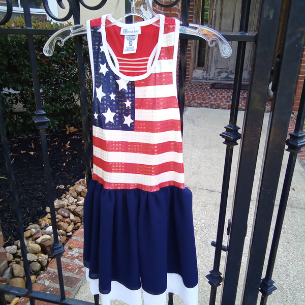 Stars and Stripes Tank Dress | Bonnie Jean