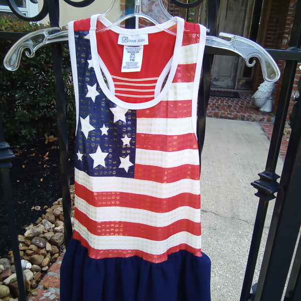 Stars and Stripes Tank Dress | Bonnie Jean