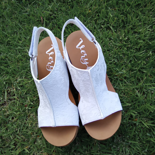 White Embossed Wedges | Very G - Liberty Tooled