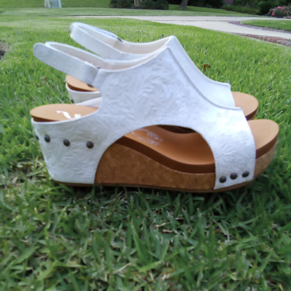 White Embossed Wedges | Very G - Liberty Tooled