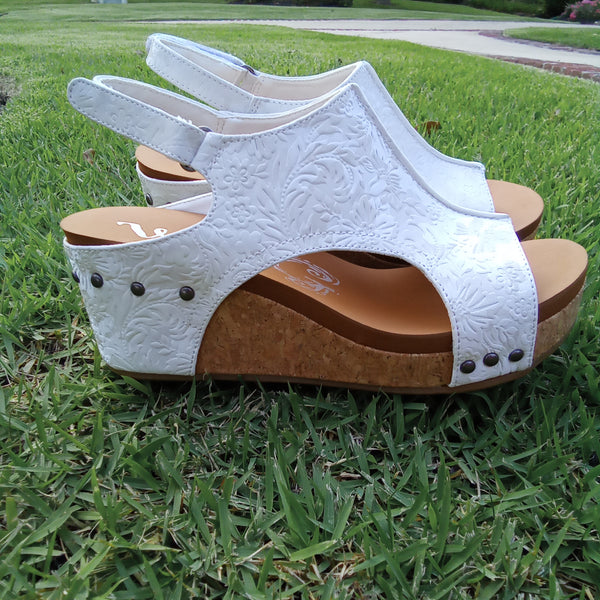 White Embossed Wedges | Very G - Liberty Tooled