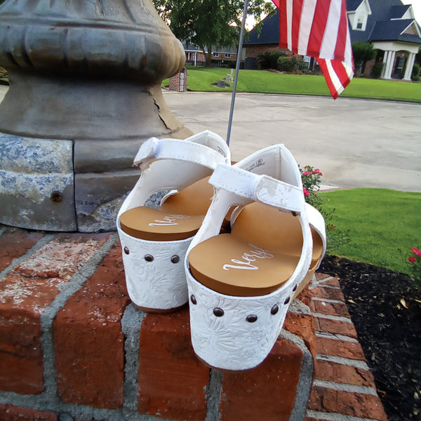 White Embossed Wedges | Very G - Liberty Tooled