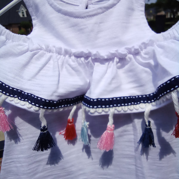 Sailing Capri Set with Tassels | Mud Pie