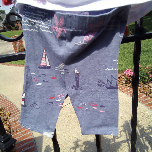 Sailing Capri Set with Tassels | Mud Pie