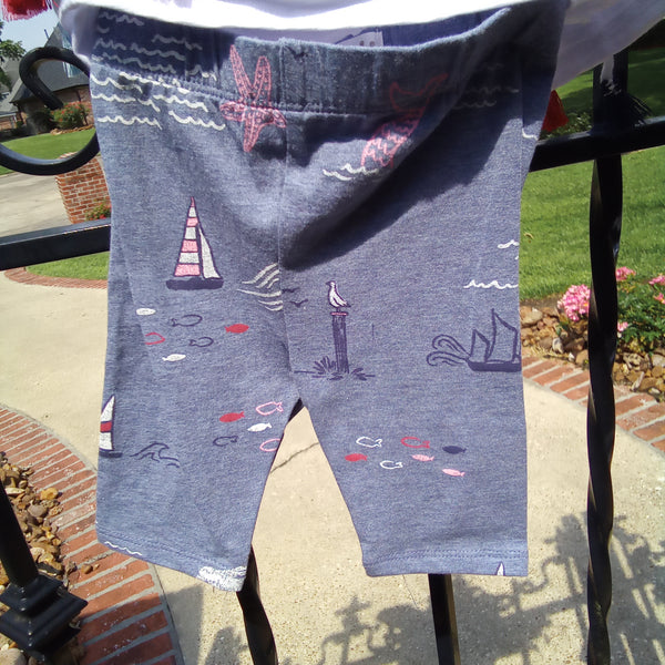Sailing Capri Set with Tassels | Mud Pie