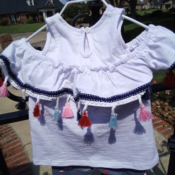Sailing Capri Set with Tassels | Mud Pie