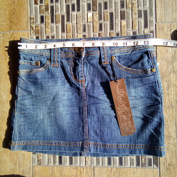 Mini Denim Skirt | YMI Premium