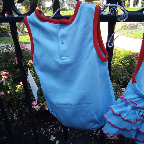 Patriotic Tricycle Body Suit | Three Sisters