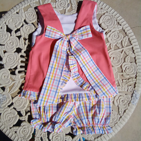 Infant Girls Smocked Sailboat Set | Sibling Set | Three Sisters