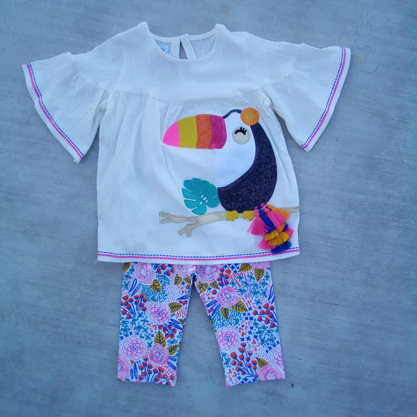 Toucan Capri Set | Mud Pie