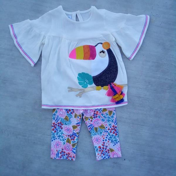 Toucan Capri Set | Mud Pie