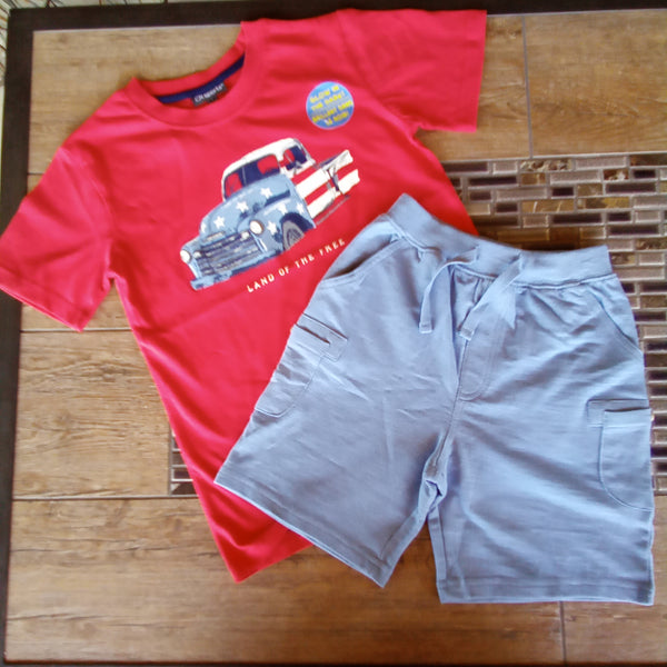Glow in the Dark "Land of the Free" American Truck Tee | CR Sports