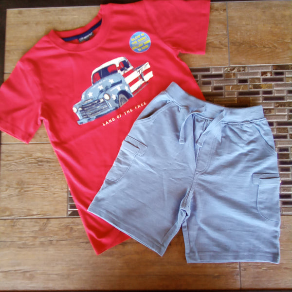 Glow in the Dark "Land of the Free" American Truck Tee | CR Sports