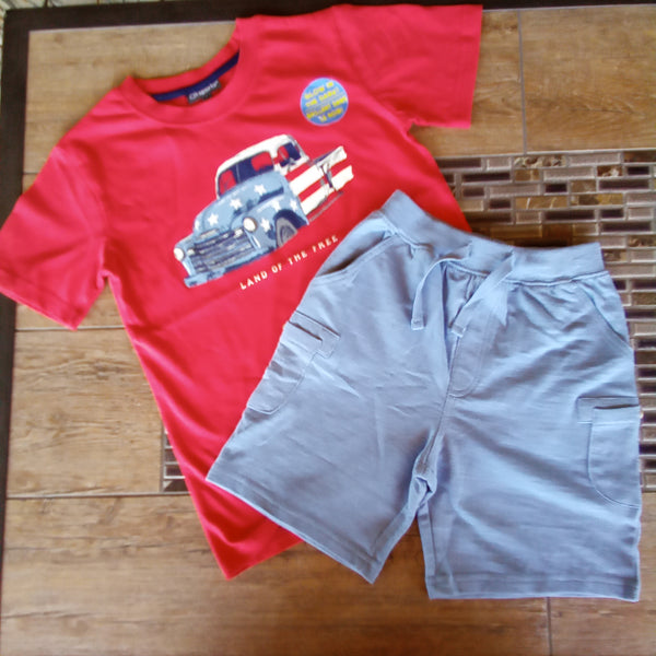 Glow in the Dark "Land of the Free" American Truck Tee | CR Sports