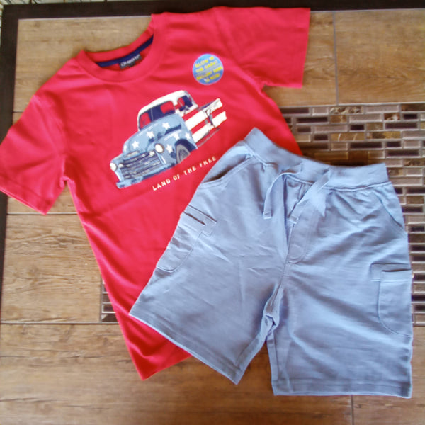 Glow in the Dark "Land of the Free" American Truck Tee | CR Sports
