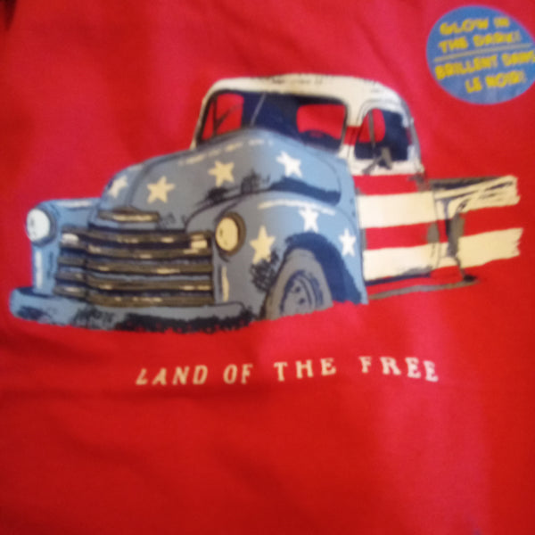 Glow in the Dark "Land of the Free" American Truck Tee | CR Sports