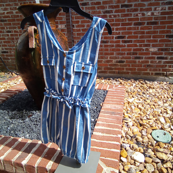 Stripe Romper | Bonnie Jean S410038-RV