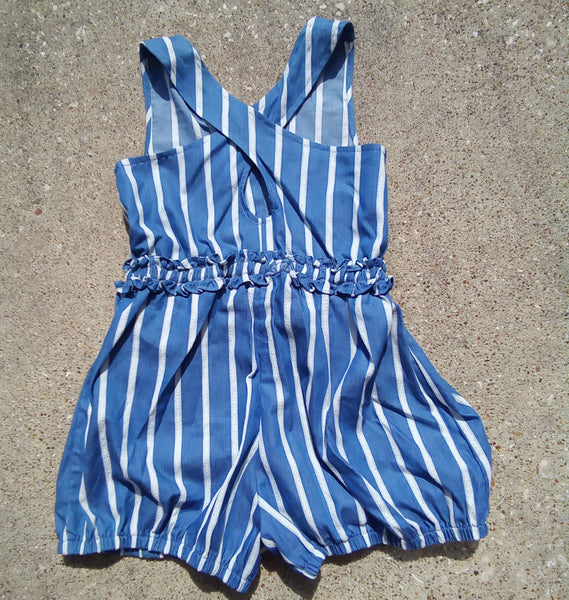 Stripe Romper | Bonnie Jean S410038-RV
