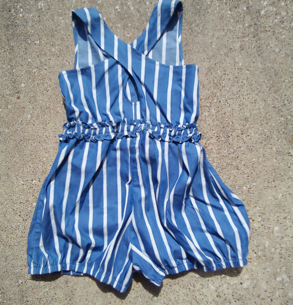 Stripe Romper | Bonnie Jean S410038-RV