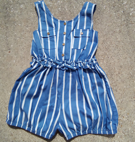 Stripe Romper | Bonnie Jean S410038-RV