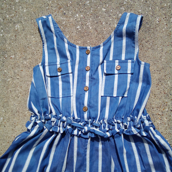 Stripe Romper | Bonnie Jean S410038-RV