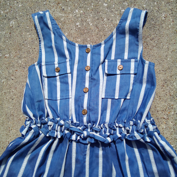 Stripe Romper | Bonnie Jean S410038-RV