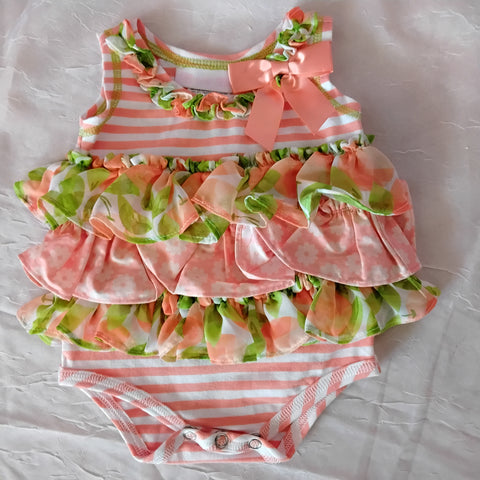 Infant Ruffle Body Suit | Bonnie Baby