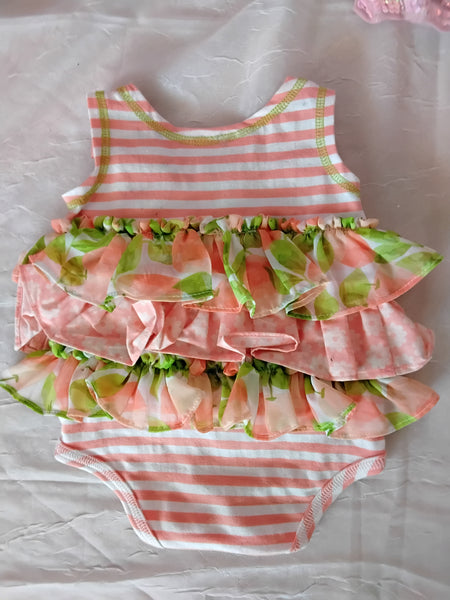 Infant Ruffle Body Suit | Bonnie Baby