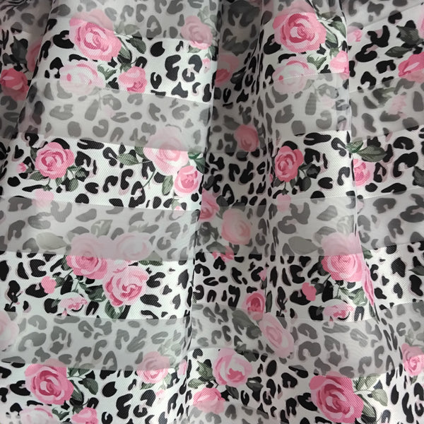 Pink Rose Leopard Girls 4-6X Party Dress | Bonnie Jean