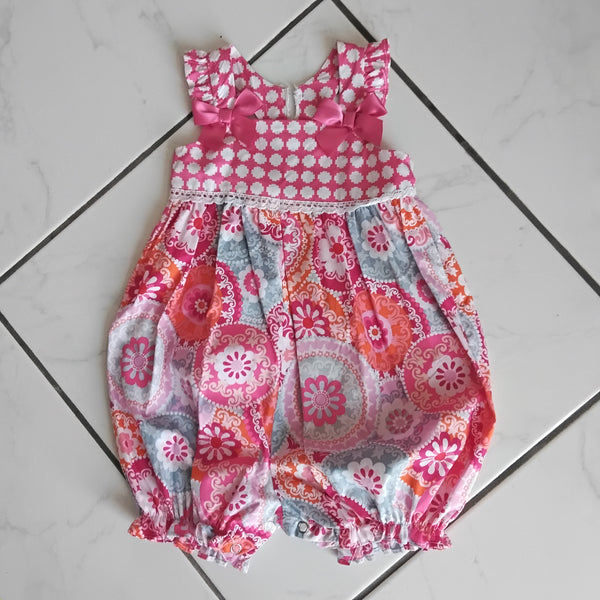Mixed Print Infant Bubble Suit | Bonnie Baby