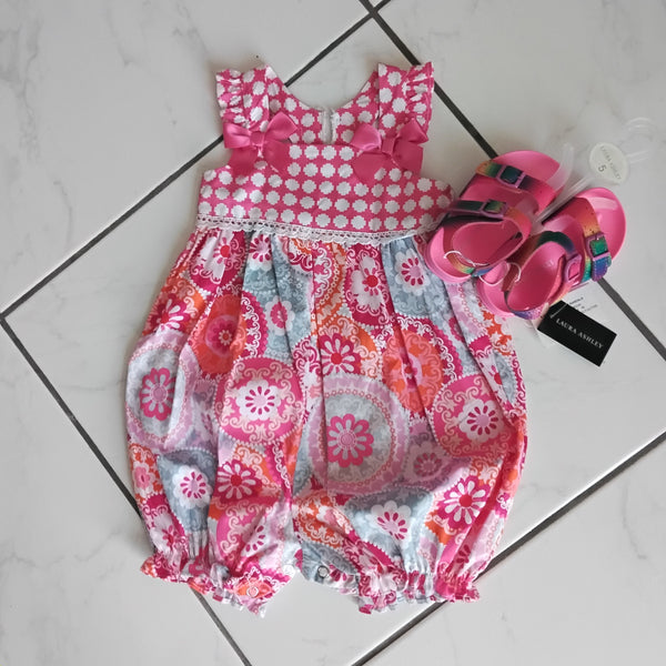 Mixed Print Infant Bubble Suit | Bonnie Baby