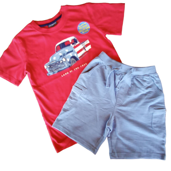 Glow in the Dark "Land of the Free" American Truck Tee | CR Sports