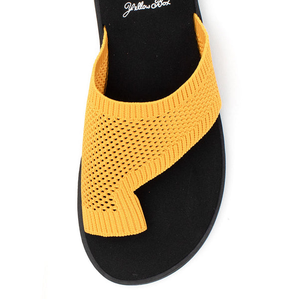 Marigold Toe Sandal | Yellow Box Feeza
