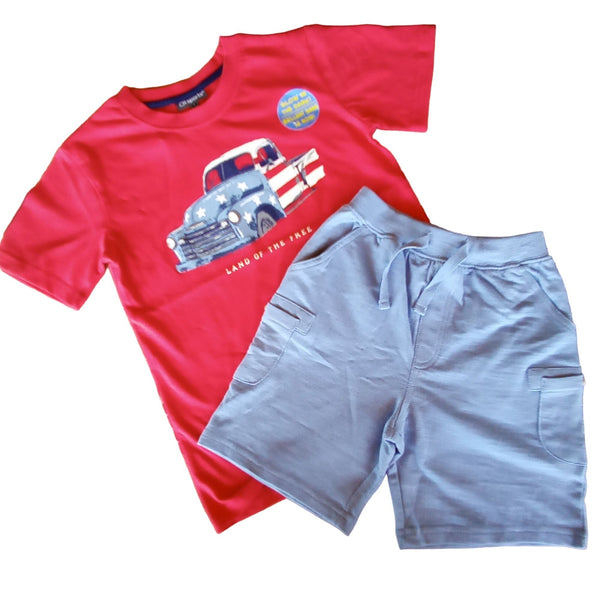 Glow in the Dark "Land of the Free" American Truck Tee | CR Sports