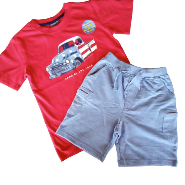 Glow in the Dark "Land of the Free" American Truck Tee | CR Sports