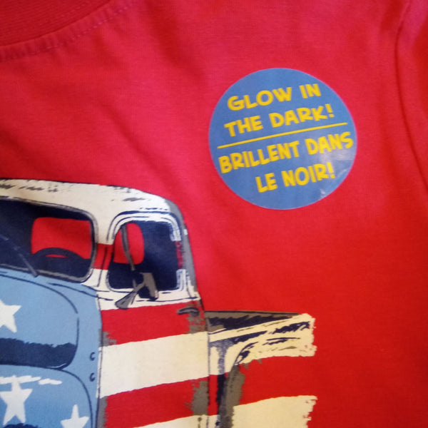 Glow in the Dark "Land of the Free" American Truck Tee | CR Sports