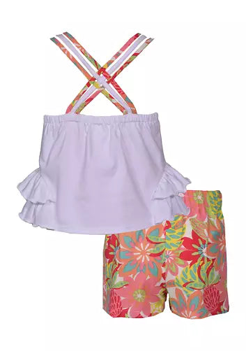 Toddler Flamingo Short Set