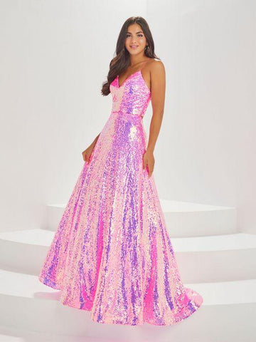 Aline Iridescent Pink Ballgown | Christina Wu