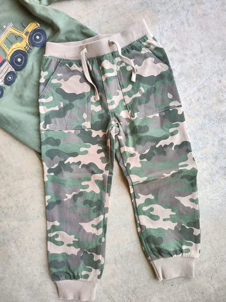 Harvesting Tractor and Camo Jogger Set |